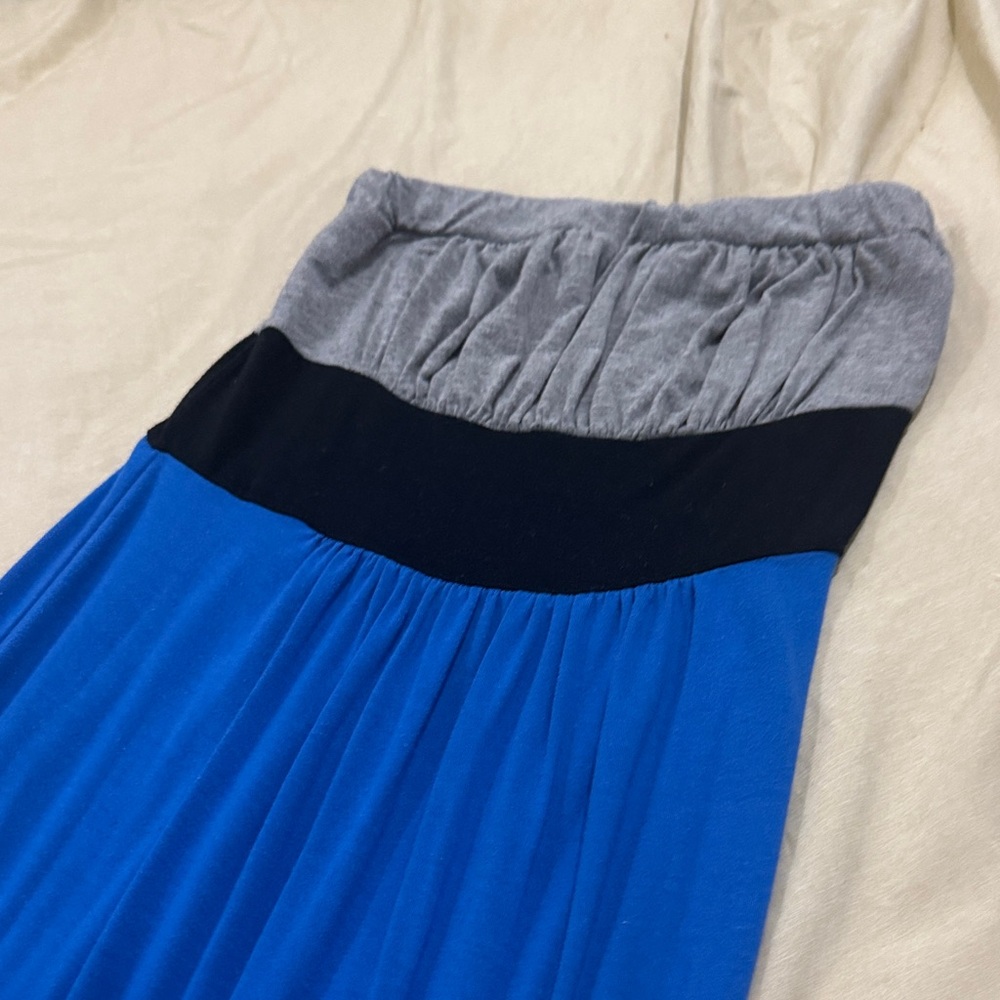 Blue and Gray Women's Skirt